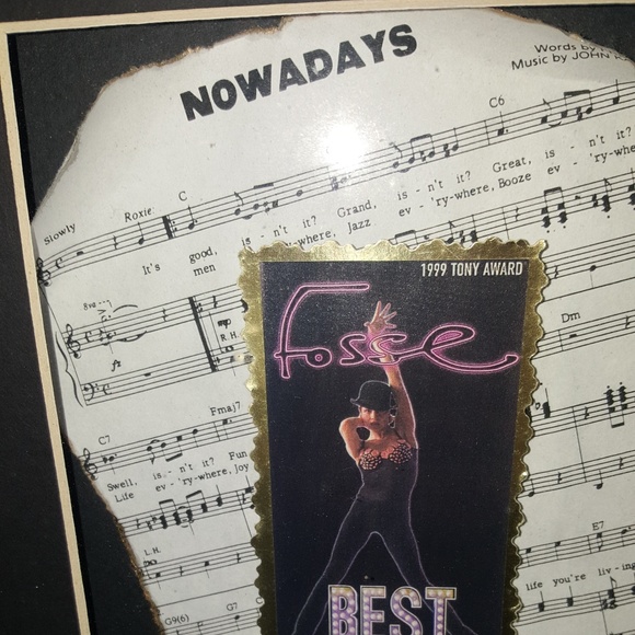 Fosse "NowADays" Tony Award Winner Picture Box 11x9 - Picture 3 of 7